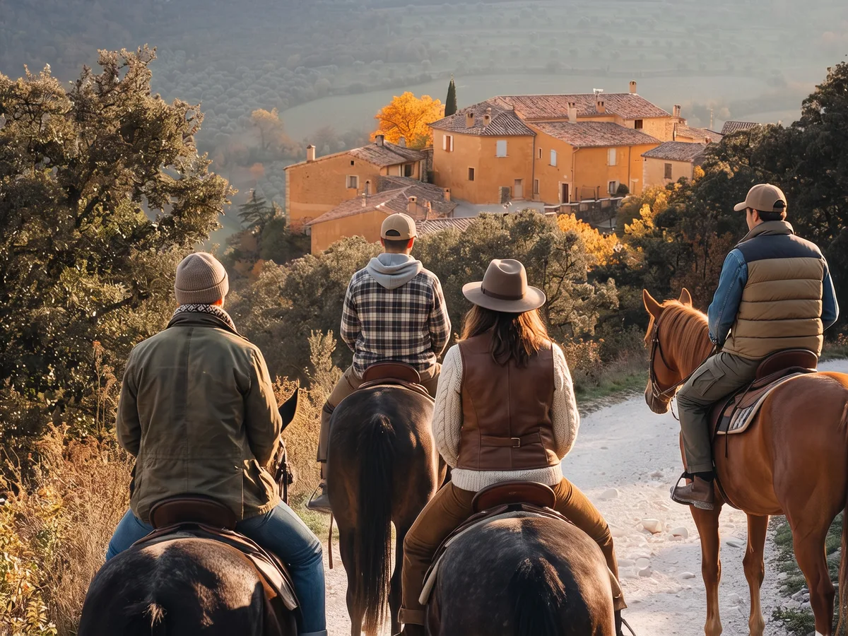 Balade à cheval dans la Drôme, autour de Grane