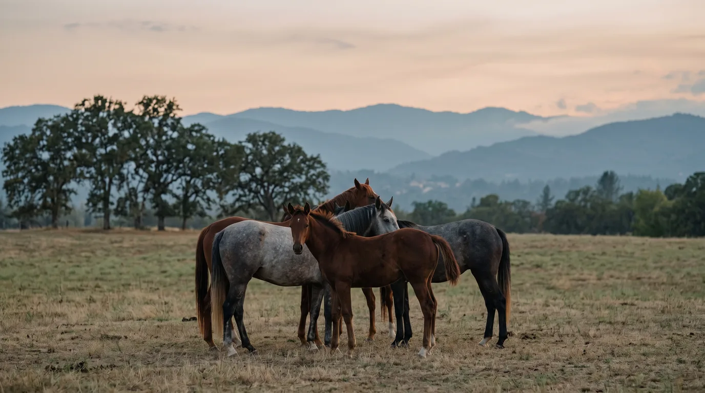 Chevaux en liberté, Éducation Éthologique, Drôme